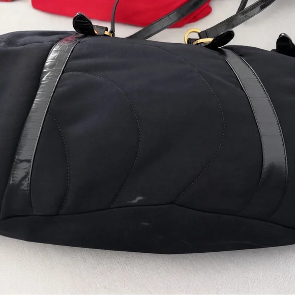 Montblanc Starisma Vintage Tote Made in Italy Black Luxury Bag - Picture 16 of 16